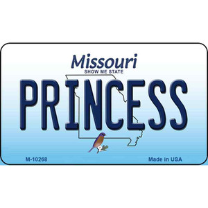 Princess Missouri State License Plate Wholesale Magnet