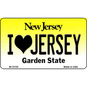 I Love Jersey New Jersey State License Plate Wholesale Magnet