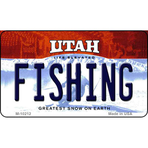 Fishing Utah State License Plate Wholesale Magnet