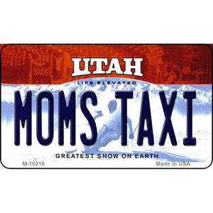 Moms Taxi Utah State License Plate Wholesale Magnet