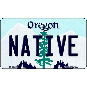 Native Oregon State License Plate Wholesale Magnet