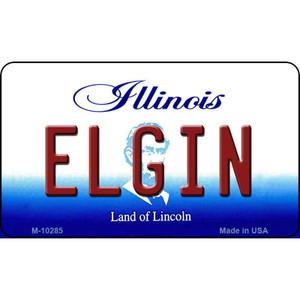 Elgin Illinois State License Plate Wholesale Magnet