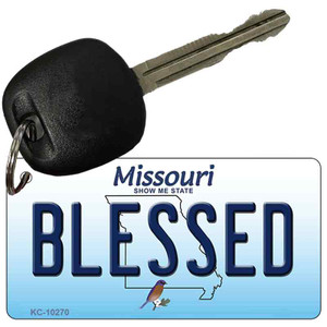 Blessed Missouri State License Plate Wholesale Key Chain