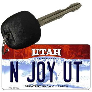 N Joy UT Utah State License Plate Wholesale Key Chain