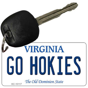 Go Hokies Virginia State License Plate Wholesale Key Chain