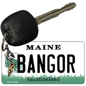 Bangor Maine State License Plate Wholesale Key Chain