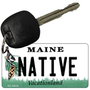 Native Maine State License Plate Wholesale Key Chain