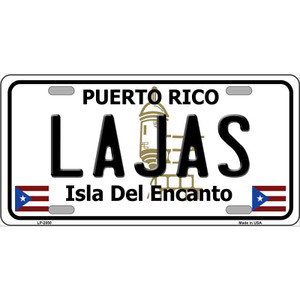 Lajas Puerto Rico Wholesale Metal Novelty License Plate