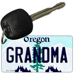 Grandma Oregon State License Plate Wholesale Key Chain