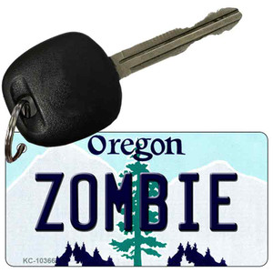 Zombie Oregon State License Plate Wholesale Key Chain