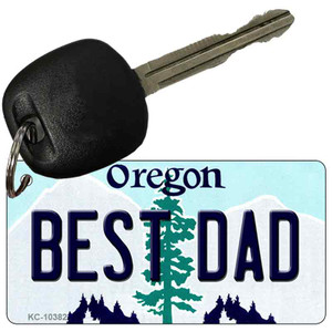 Best Dad Oregon State License Plate Wholesale Key Chain