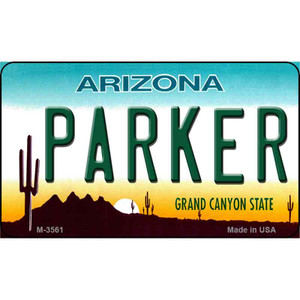 Parker Arizona State License Plate Wholesale Magnet