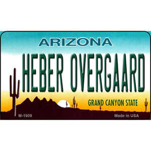 Heber Overgaard Arizona State License Plate Wholesale Magnet
