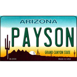 Payson Arizona State License Plate Wholesale Magnet