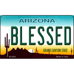 Blessed Arizona State License Plate Wholesale Magnet