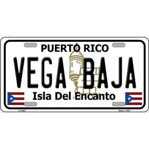 Vega Baja Puerto Rico Wholesale Metal Novelty License Plate
