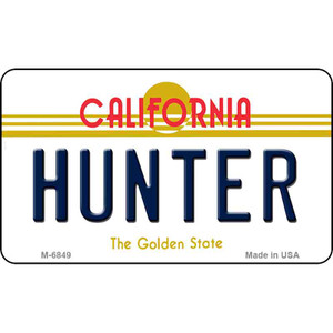 Hunter California State License Plate Wholesale Magnet