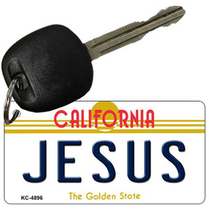 Jesus California State License Plate Wholesale Key Chain