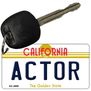 Actor California State License Plate Wholesale Key Chain