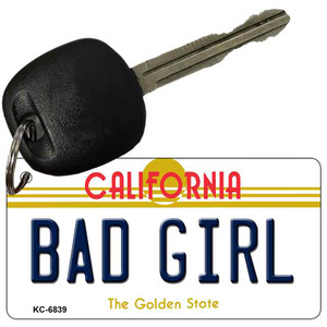 Bad Girl California State License Plate Wholesale Key Chain