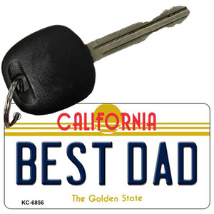 Best Dad California State License Plate Wholesale Key Chain