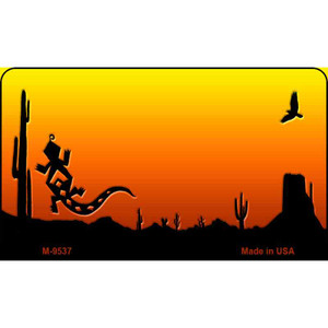 Lizard Sunset Arizona Western State License Plate Wholesale Magnet