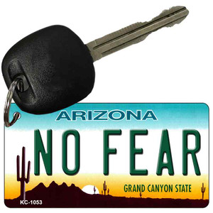 No Fear Arizona State License Plate Wholesale Key Chain