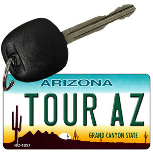 Tour AZ Arizona State License Plate Wholesale Key Chain