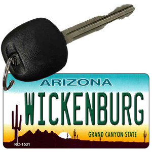 Wickenburg Arizona State License Plate Wholesale Key Chain