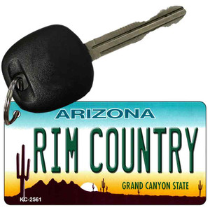 Rim Country Arizona State License Plate Wholesale Key Chain