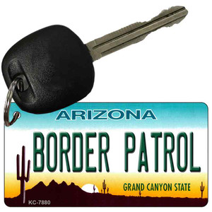Border Patrol Arizona State License Plate Wholesale Key Chain