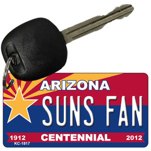 Suns Fan Arizona Centennial State License Plate Wholesale Key Chain