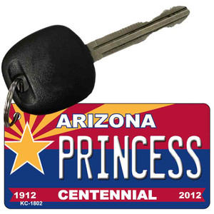 Princess Arizona Centennial State License Plate Wholesale Key Chain