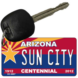 Sun City Arizona Centennial State License Plate Wholesale Key Chain