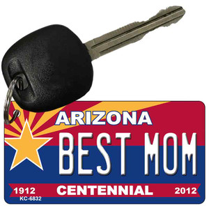 Best Mom Arizona Centennial State License Plate Wholesale Key Chain