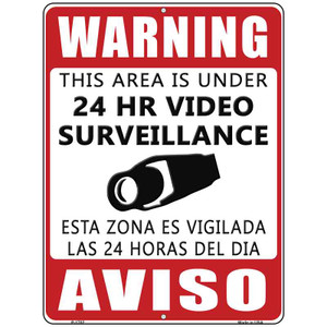 Warning This Area Is Under Video Surveillance Parking Sign Wholesale Novelty