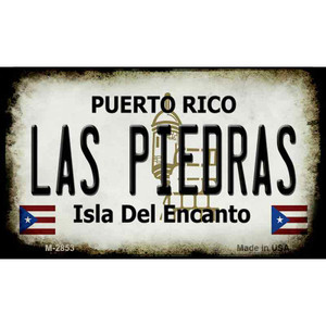 Las Piedras Puerto Rico State License Plate Wholesale Magnet