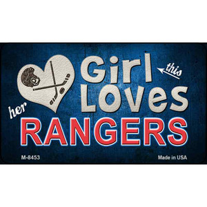 This Girl Loves Her Rangers Wholesale Magnet M-8453