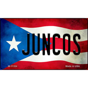 Juncos Puerto Rico State Flag Wholesale Magnet M-11354