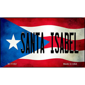 Santa Isabel Puerto Rico State Flag Wholesale Magnet M-11382