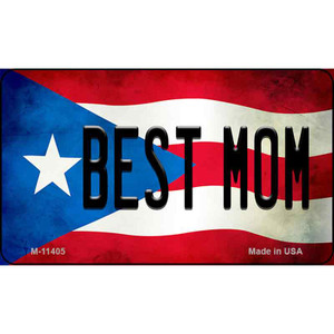 Best Mom Puerto Rico State Flag Wholesale Magnet M-11405