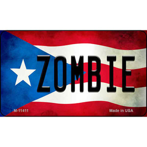 Zombie Puerto Rico State Flag Wholesale Magnet M-11411