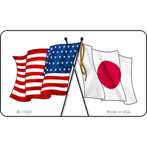 Japan Crossed US Flag Wholesale Magnet