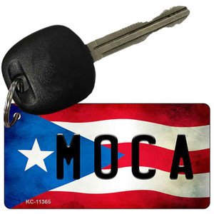 Moca Puerto Rico State Flag Wholesale Key Chain