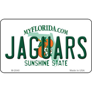 Jaguars Florida State License Plate Wholesale Magnet M-2040