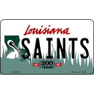 Saints Louisiana State License Plate Wholesale Magnet M-2044