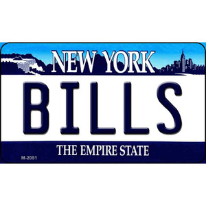 Bills New York State License Plate Wholesale Magnet M-2051