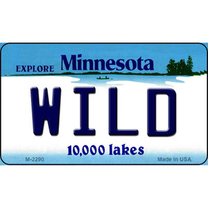 Wild Minnesota State License Plate Wholesale Magnet M-2290