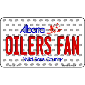 Oilers Fan Alberta State License Plate Wholesale Magnet M-10819