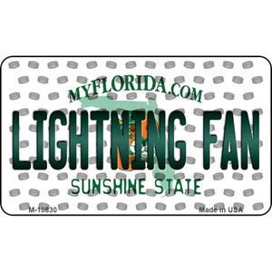 Lightning Fan Florida State License Plate Wholesale Magnet M-10830